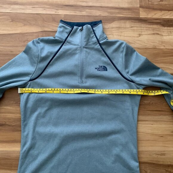 The North Face Canyonlands Women's 1/4 Zip Fleece Pullover Size Medium Blue - Picture 4 of 12